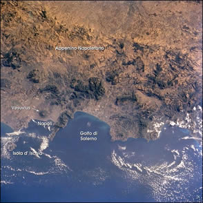 vesuvius satellite image NASA